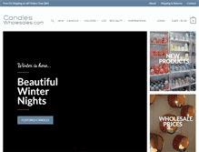 Tablet Screenshot of candleswholesalers.com